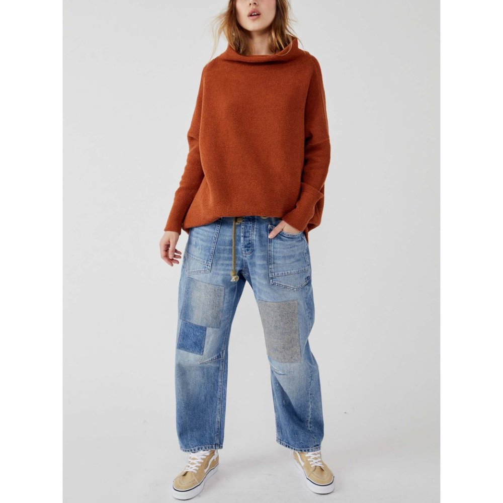 🎉LAST CHANCE🎉 NWT Free People Ottoman Slouchy Tunic / Sienna - Picture 5 of 6
